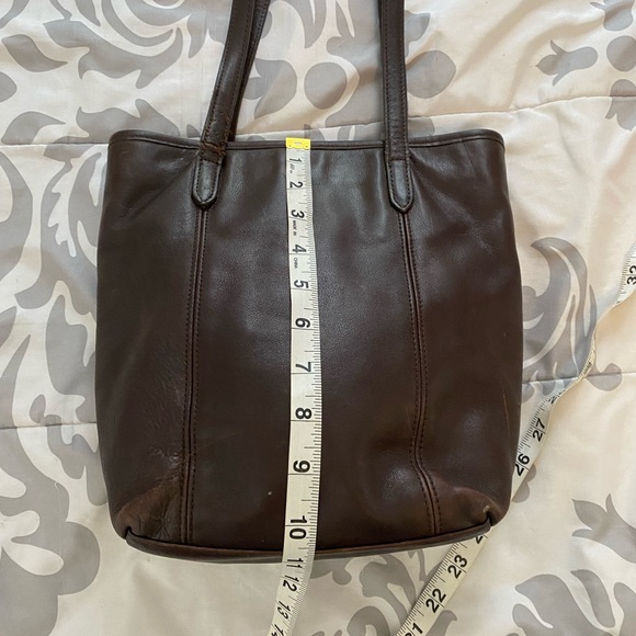 Vintage Coach Legacy Lunch Tote Shopper L8P-9077 Mahogany Leather - Picture 9 of 11